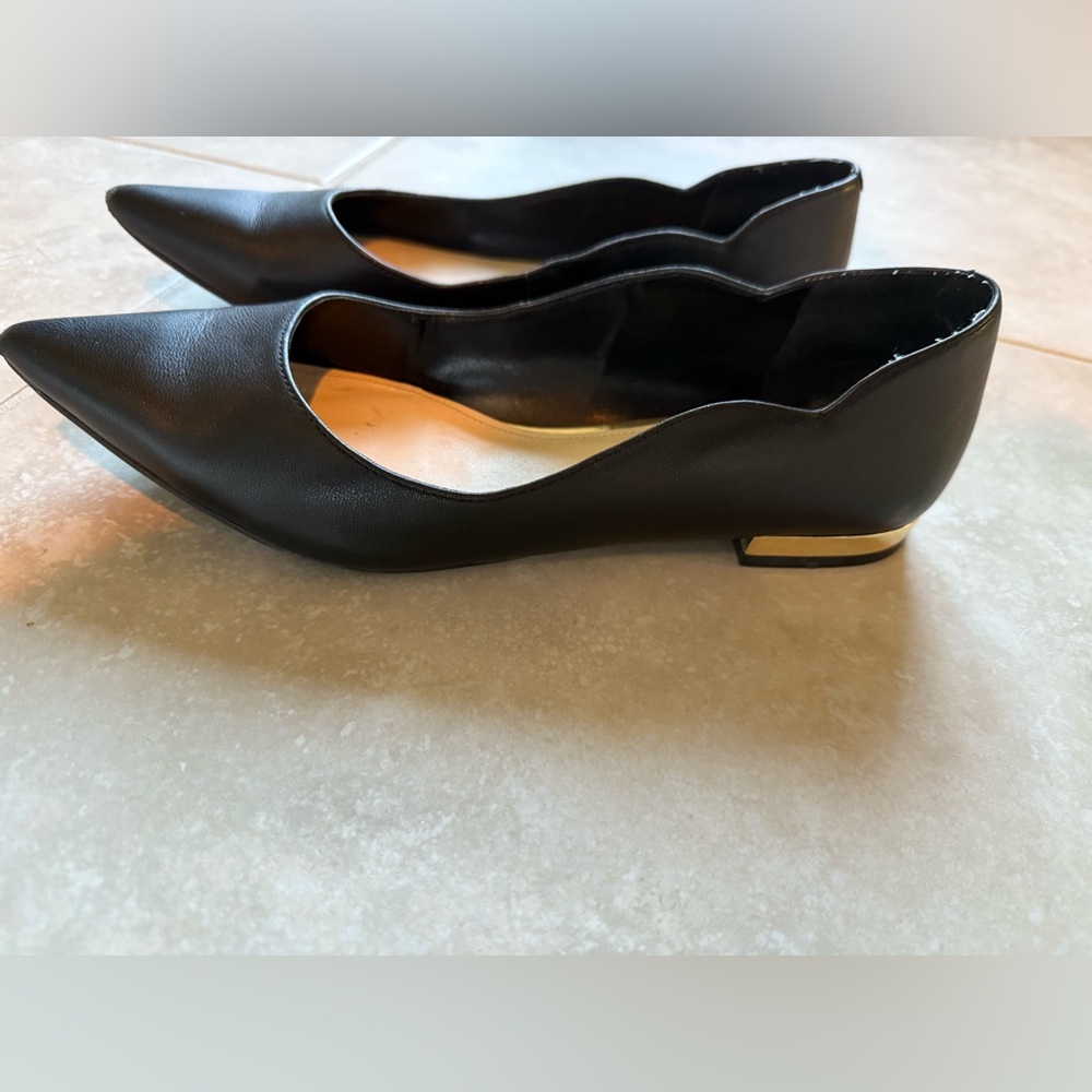 Elegant Black Flats 8.5